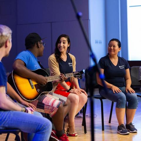 Students in a classroom setting